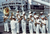 navy band on the DD685 in Subic closeup