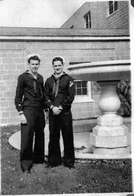 ET School, Groton CT., Oct. 1952, Bill Callahan, Jack Begin