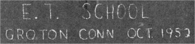 ET School, Groton CT., Oct. 1952